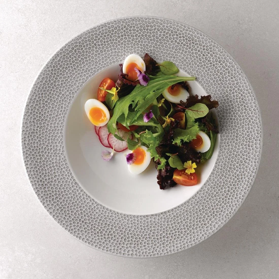 Churchill Isla Wide Rim Bowls Shale Grey 240mm (12 Pack) - Image 3