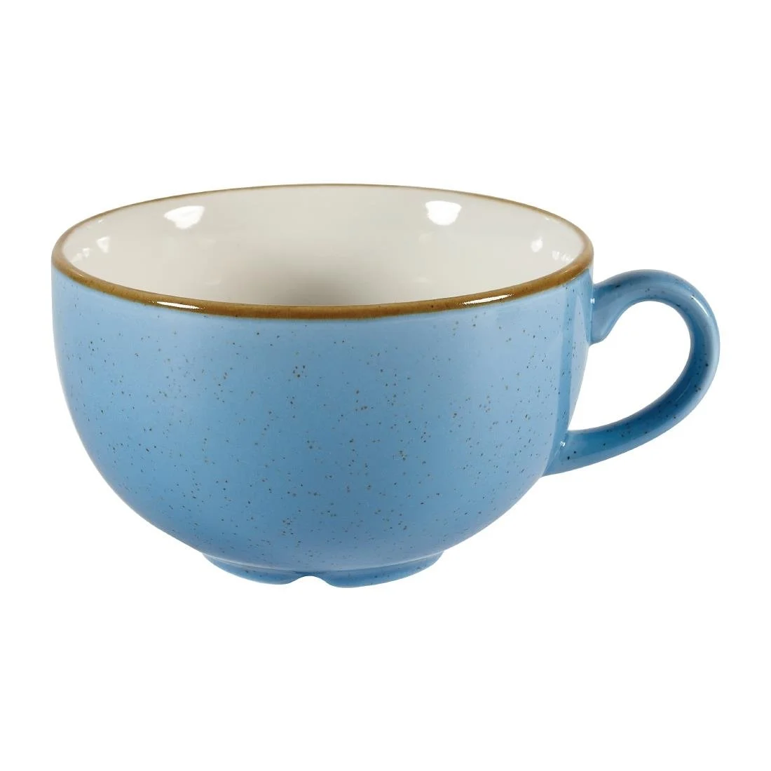 Churchill Stonecast Cappuccino Cups Cornflower Blue 340ml 12oz (12 Pack) - Image 1