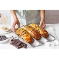 De Buyer Perforated Baguette Baking Tray Stainless Steel 245x400mm (3 Pack) - Image 2