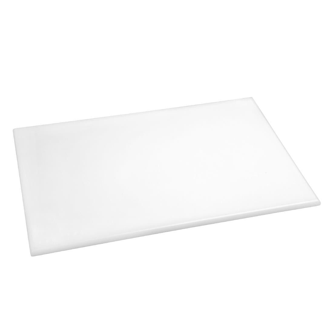 Hygiplas Anti Microbial High Density White Chopping Board