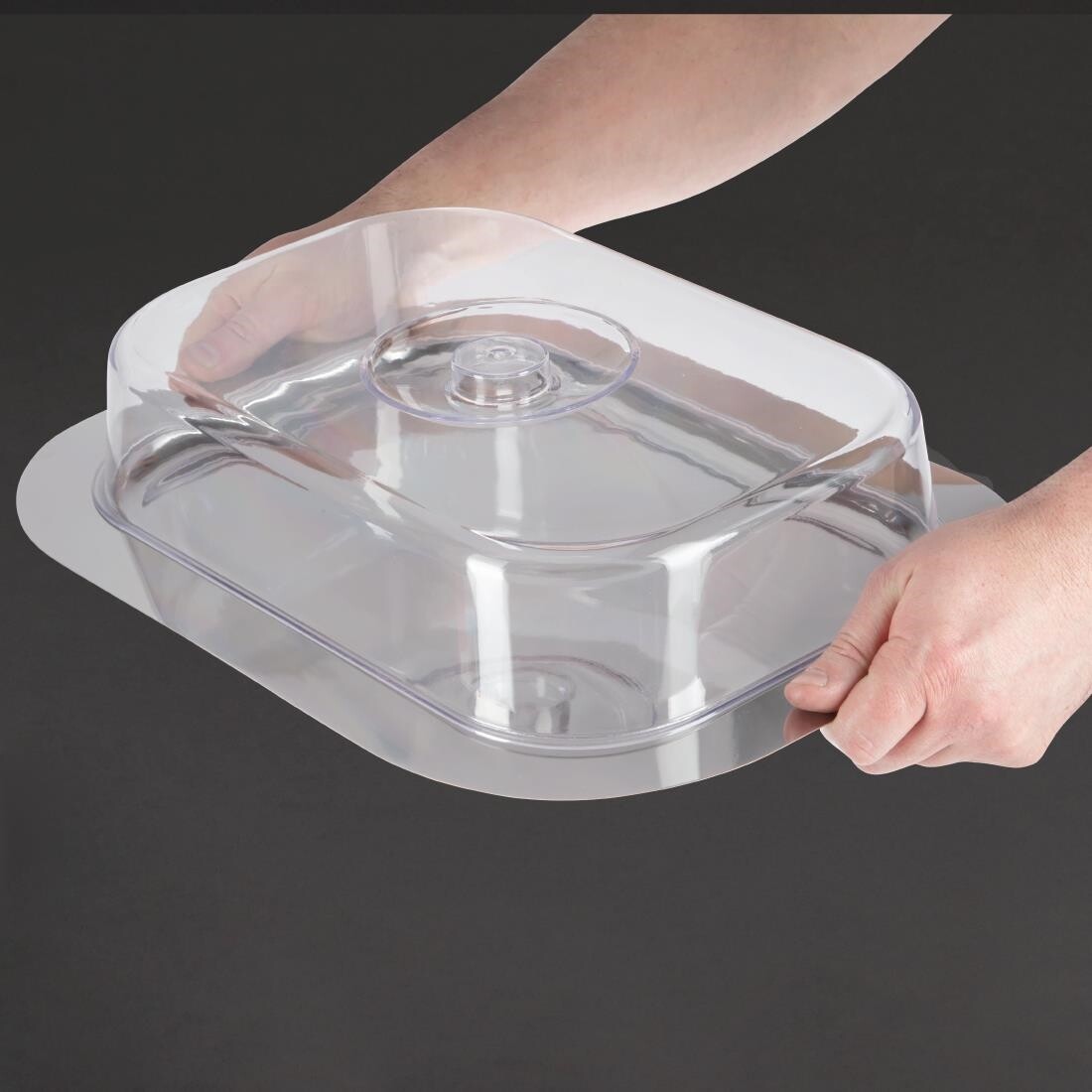 Rectangular Tray With Cover