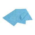 EcoTech Envirowipe Antibacterial Compostable Cleaning Cloths Blue (25 Pack) - Image 1