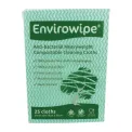 EcoTech Envirowipe Antibacterial Compostable Cleaning Cloths Green (25 Pack) - Image 3