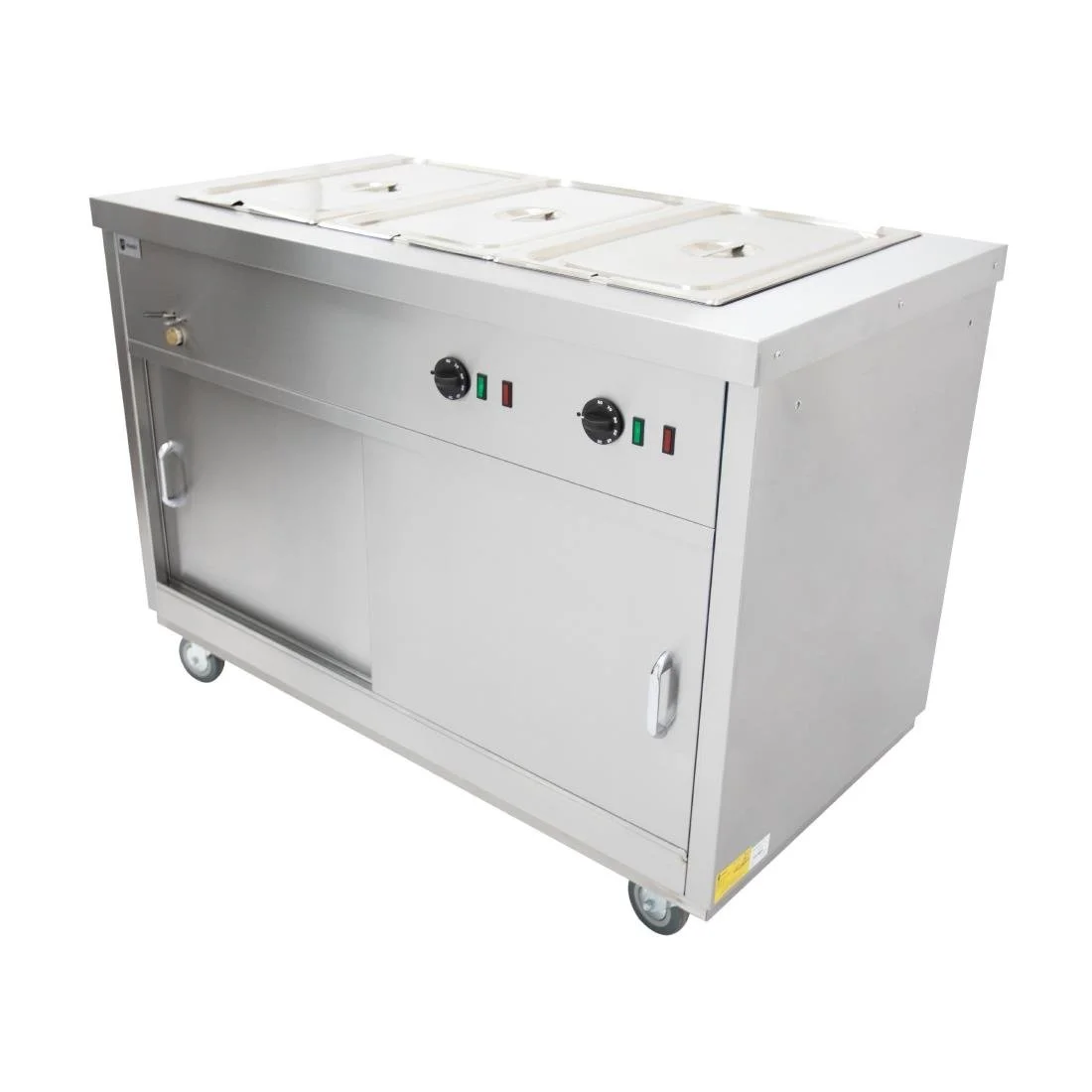 Parry Bain Marie Topped Mobile Hot Cupboard HOTBM - Image 2