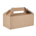 Colpac Recyclable Kraft Gable Boxes (125 Pack) - Image 1