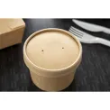 Colpac Recyclable Kraft Microwavable Soup Cup Lids 8oz and 12oz (500 Pack) - Image 7