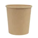 Colpac Recyclable Kraft Microwavable Soup Cups 450ml / 16oz (500 Pack) - Image 1