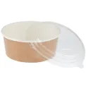 Colpac Recyclable Kraft Salad Pots With Lid (150 Pack) - Image 4