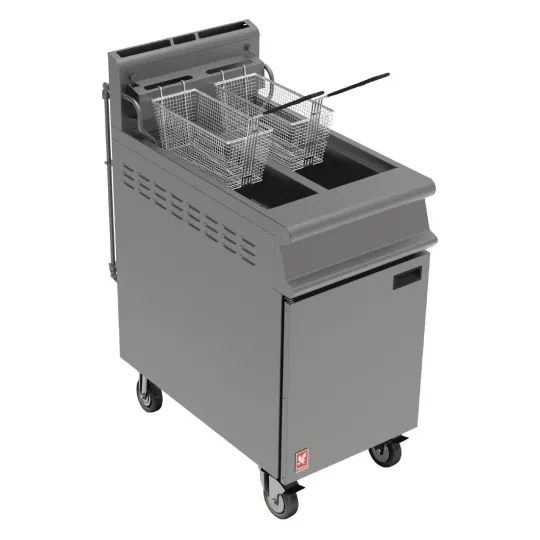 Falcon Dominator Plus Gas Filtration Fryer on Castors G3845F