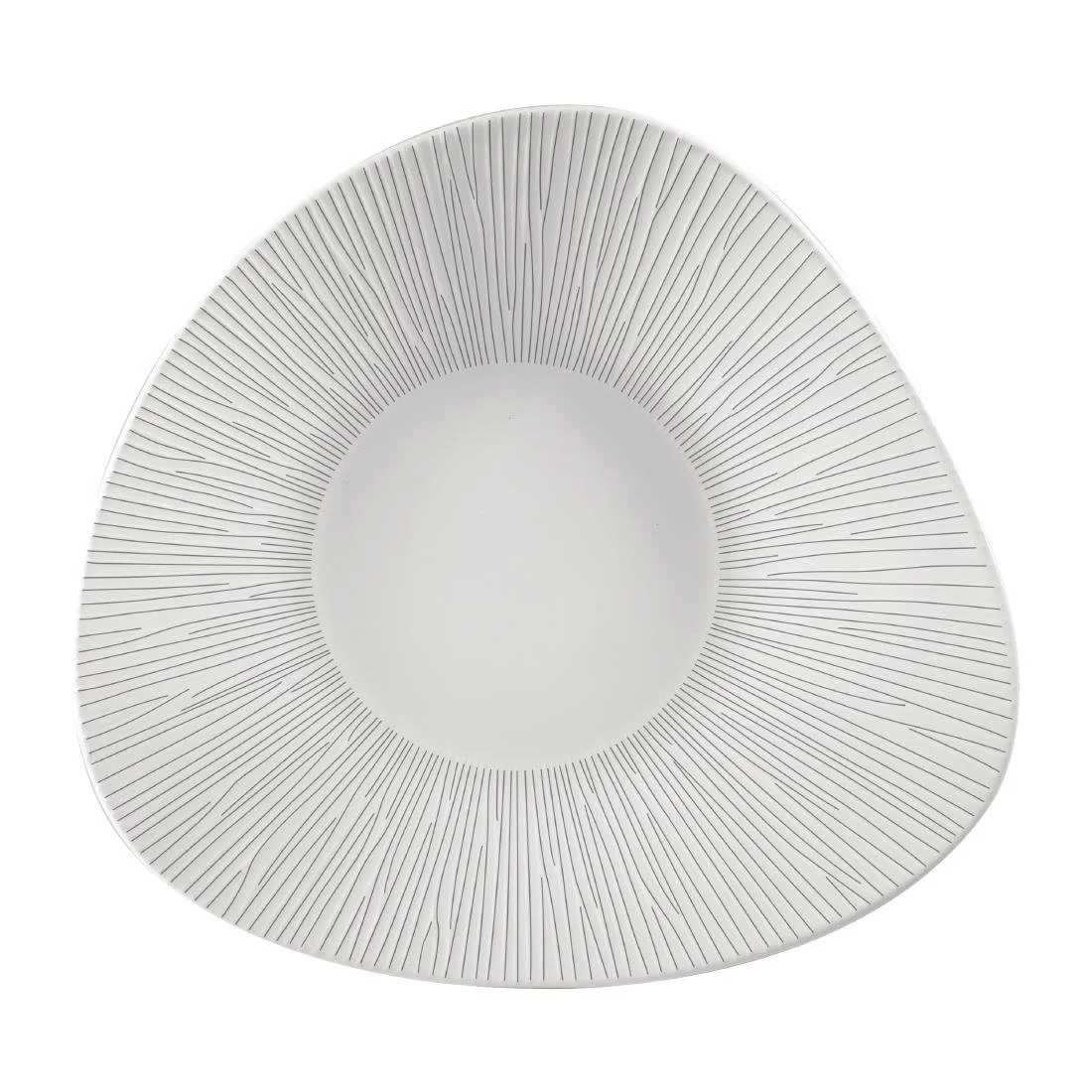 Churchill Bamboo Triangle Shallow Bowls 272mm (12 Pack) - Image 1