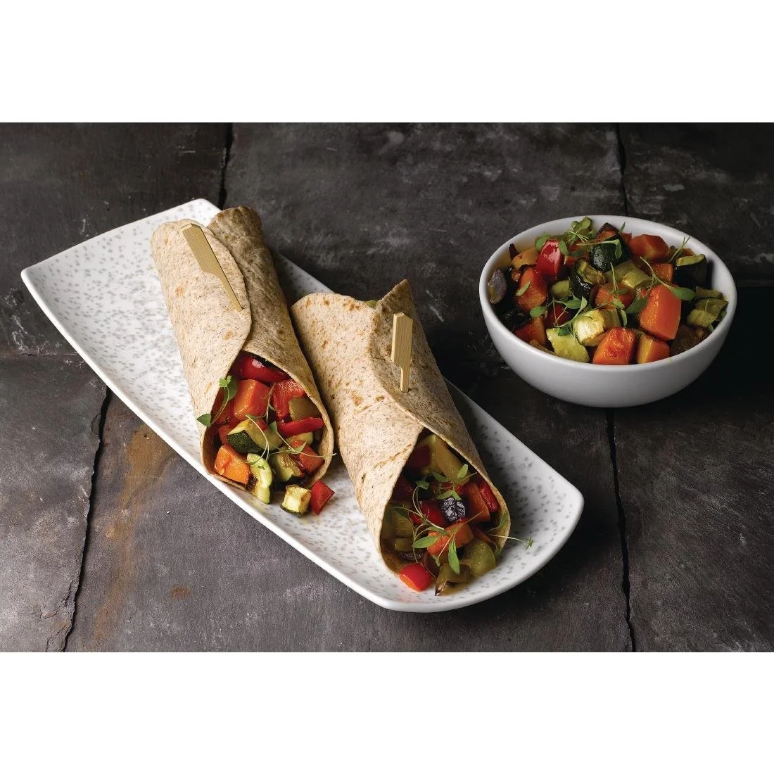 Churchill Menu Shades Caldera Bowls Chalk White 12oz 134mm (6 Pack) - Image 2