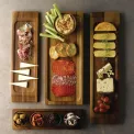 Churchill Alchemy Wood Large Serving Boards 410 x 165mm (4 Pack) - Image 3
