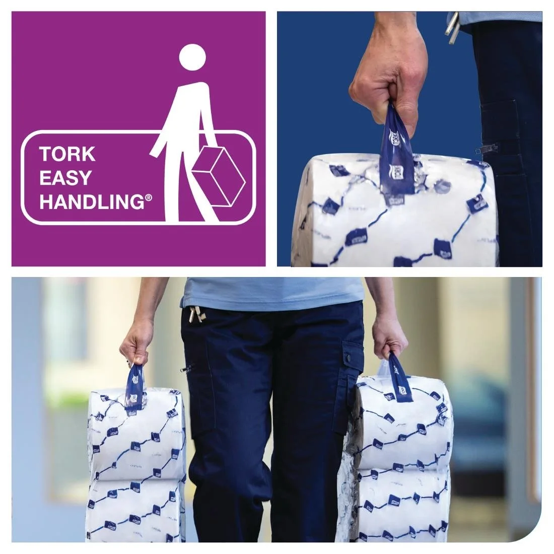 Tork SmartOne Mini Toilet Rolls White T9 (12 Pack) - Image 2