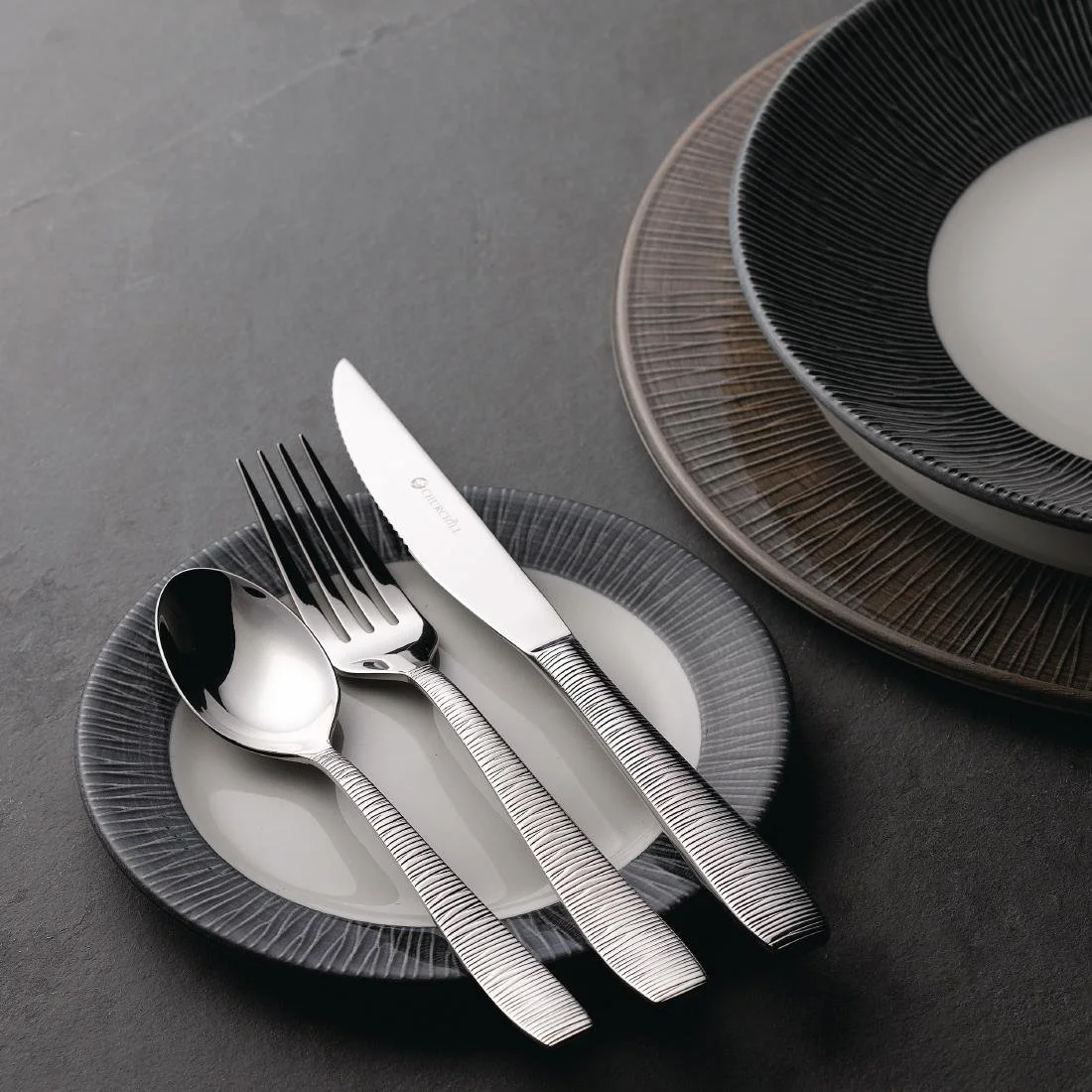 Churchill Bamboo Deep Round Coupe Plates Mist 280mm (12 Pack) - Image 3