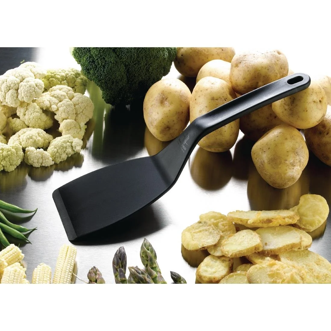 Matfer Bourgeat Pelton Exoglass Spatula 30cm Black - Image 2