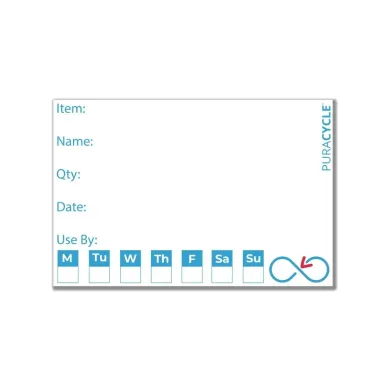 Puracycle Reusable Day Labels (50 Pack)