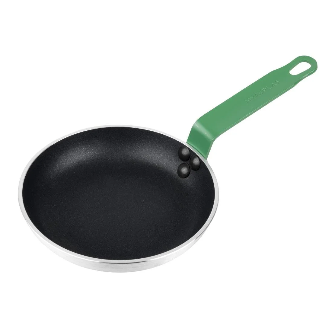 Hygiplas Aluminium Non-stick Teflon Platinum Plus Frying Pan Green 20cm - Image 1