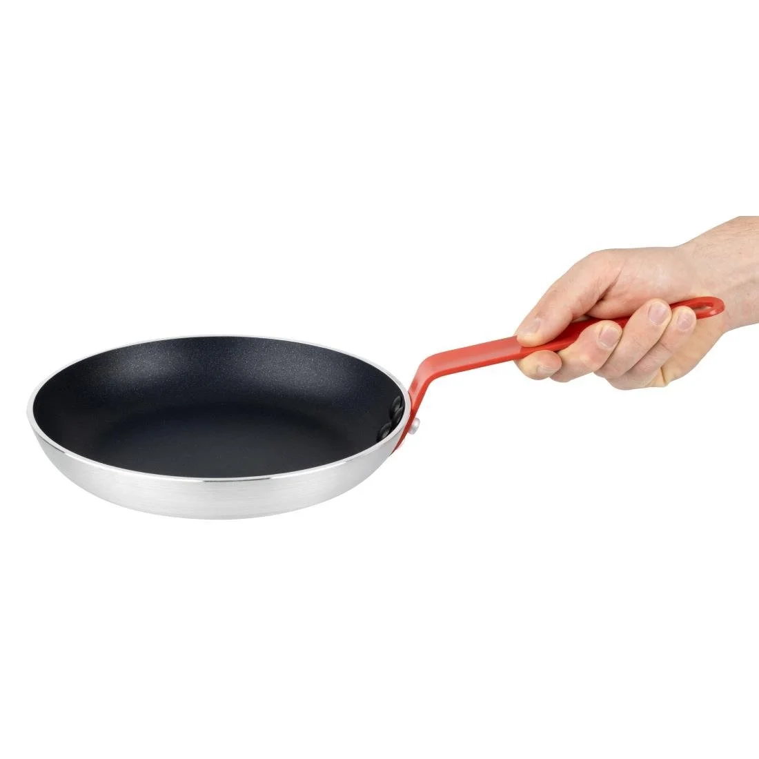 Hygiplas Aluminium Non-Stick Teflon Platinum Plus Frying Pan Red 24cm - Image 6