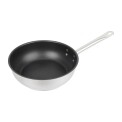 Vogue Stainless Steel Non-Stick Teflon Platinum Plus Sauté Pan 24cm