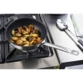 Vogue Stainless Steel Non-Stick Teflon Platinum Plus Sauté Pan 24cm