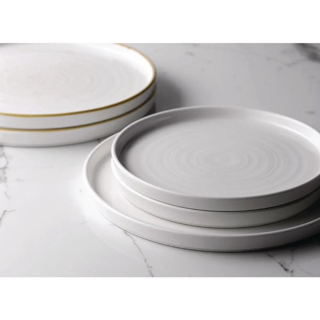 Churchill Stonecast Walled Chefs Plates Barley White 260mm (6 Pack) - Image 7