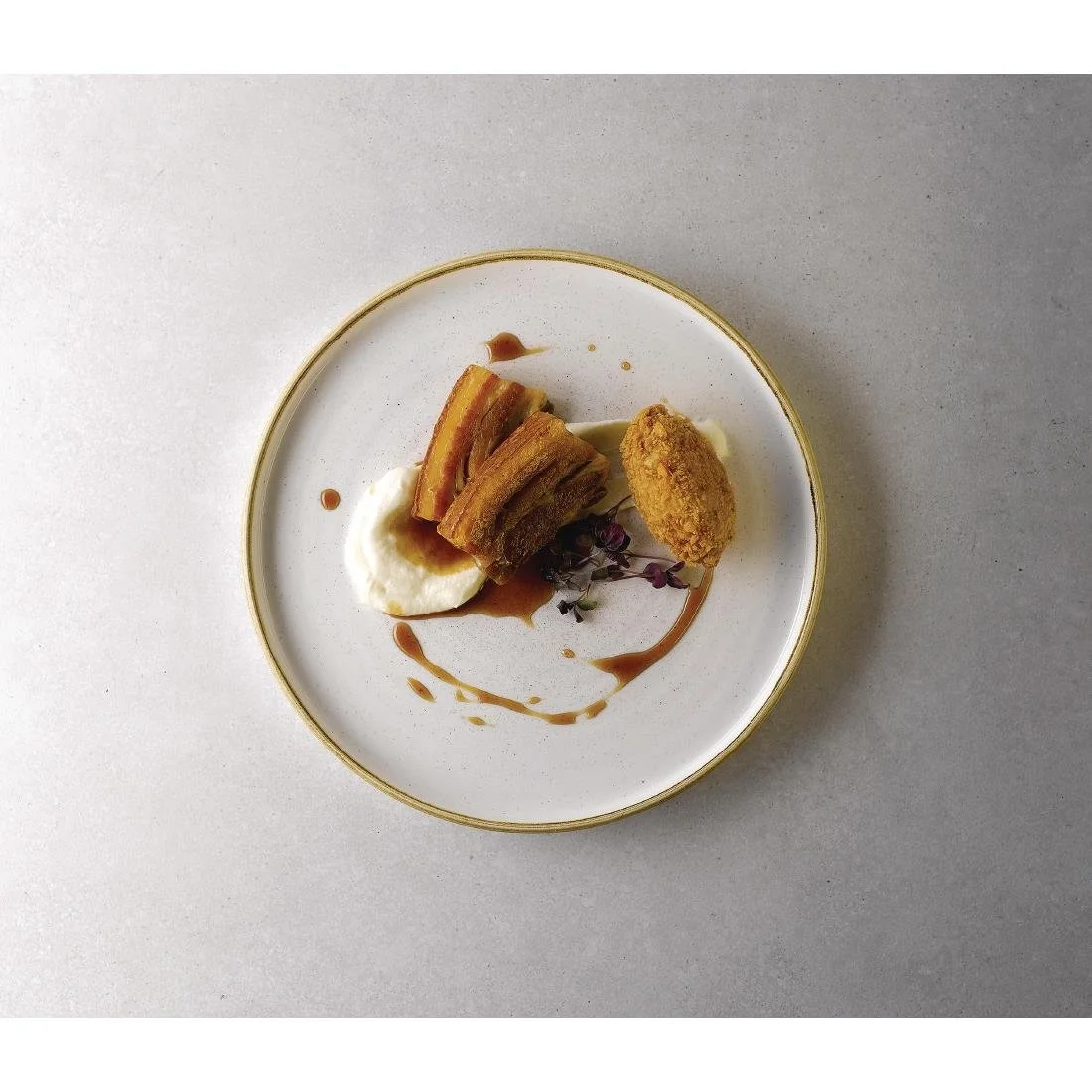 Churchill Stonecast Walled Chefs Plates Barley White 260mm (6 Pack) - Image 5