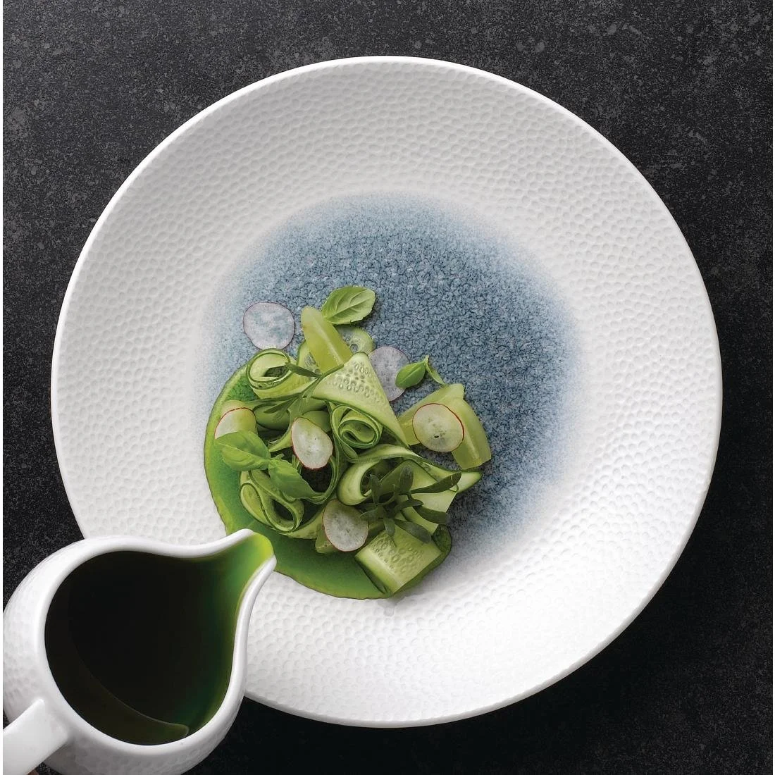 Churchill Isla Centre Print Deep Coupe Plates Topaz Blue 255mm (12 Pack) - Image 5