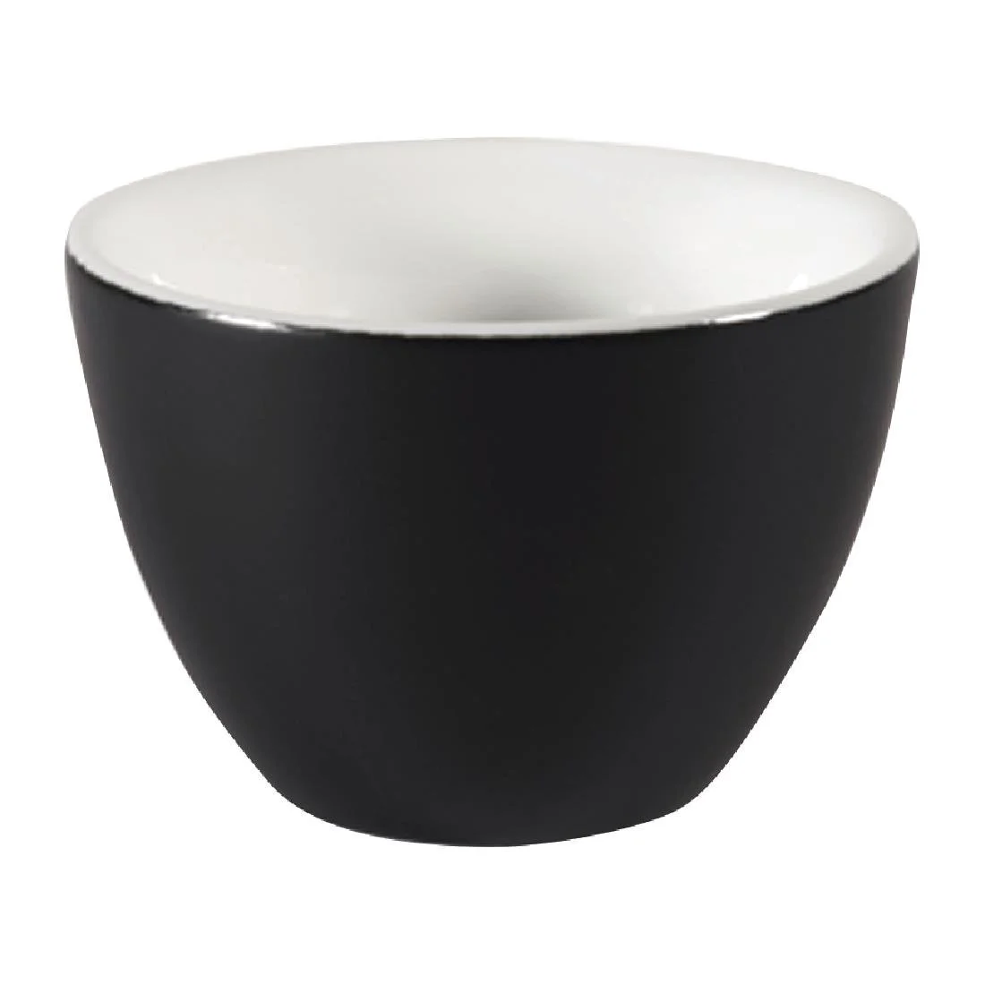 Churchill Menu Shades Ash Black Sugar Bowls 70mm (6 Pack) - Image 1