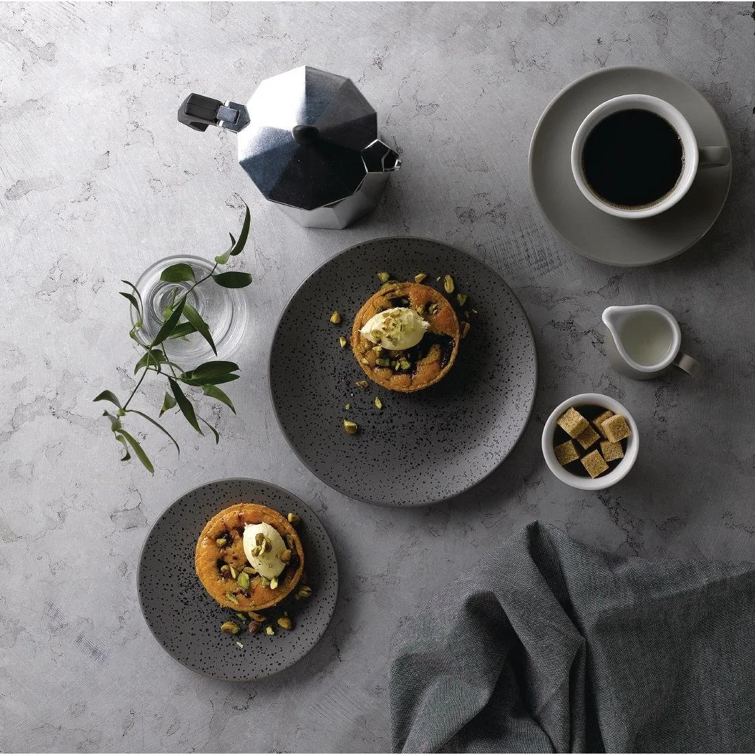 Churchill Menu Shades Caldera Coupe Plates Flint Grey 205mm (6 Pack) - Image 3