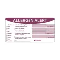 Hygiplas Removable Allergen Alert Food Labels (250 Pack) - Image 1