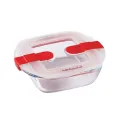 Pyrex Cook and Heat Square Dish with Lid - Image 1