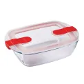 Pyrex Cook and Heat Rectangular Dish with Lid - Image 1