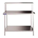 Vogue Stainless Steel Wall Table Welded with Gantry 700(D)mm - Image 2