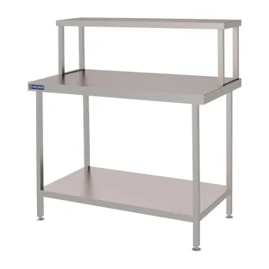 Vogue Stainless Steel Wall Table Welded with Gantry 700(D)mm