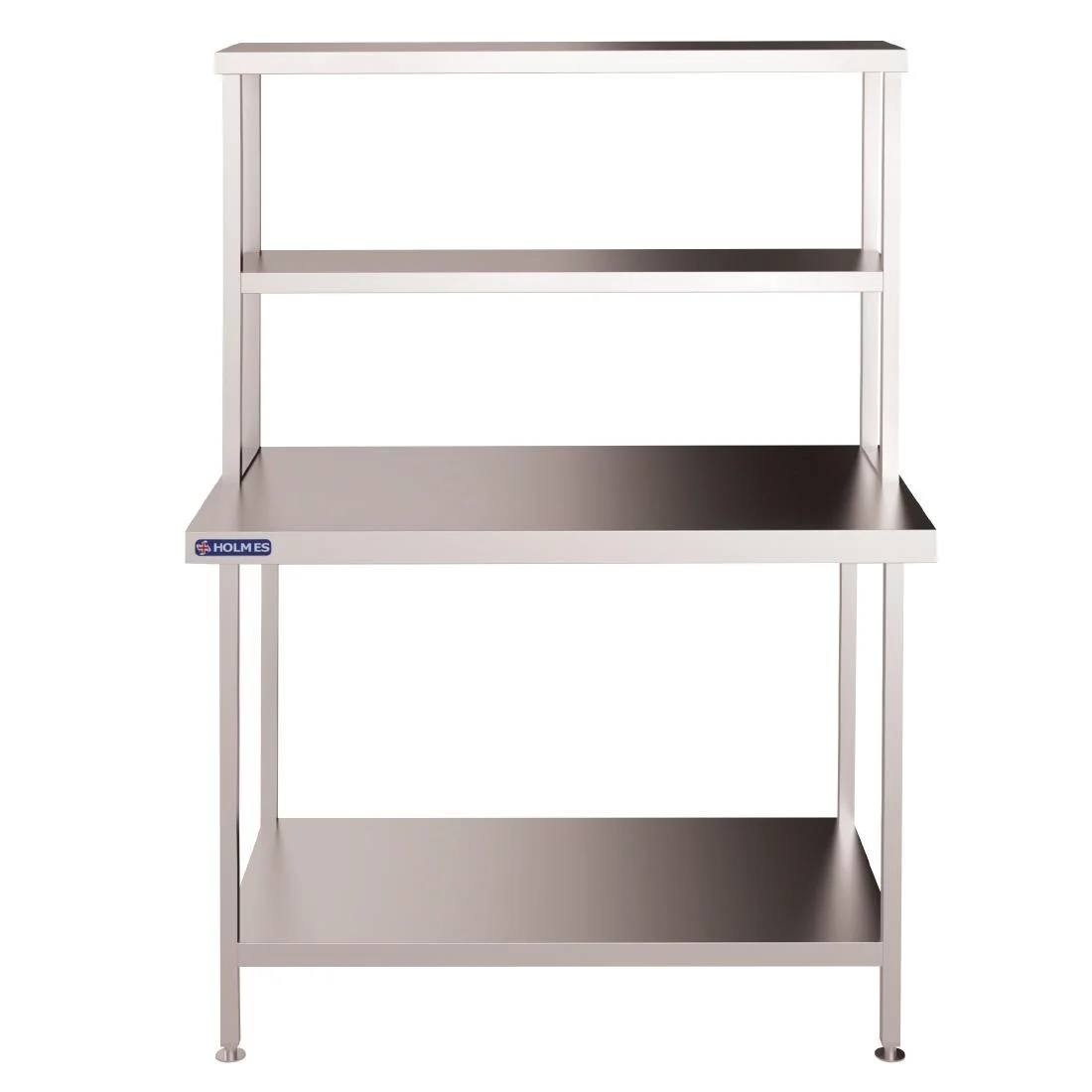 Vogue Stainless Steel Wall Table Welded with Double Gantry 600(D)mm - Image 2
