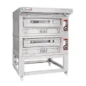 Zanolli EP70 4/MC Double Deck Electric Pizza Oven with Hood - Image 2