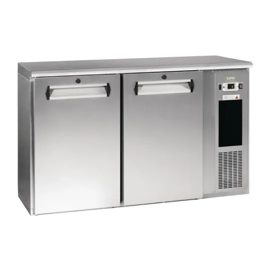 Gamko E3 Bottle Cooler 2 Hinged Doors Stainless Steel 364Ltr