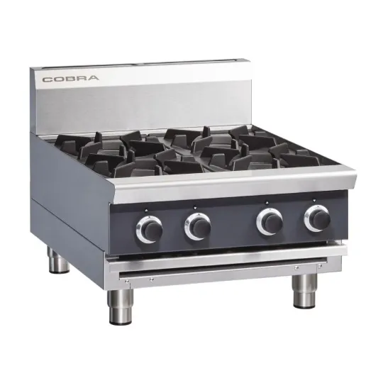 Blue Seal Cobra Countertop Gas Hob Four Burner C6D-B