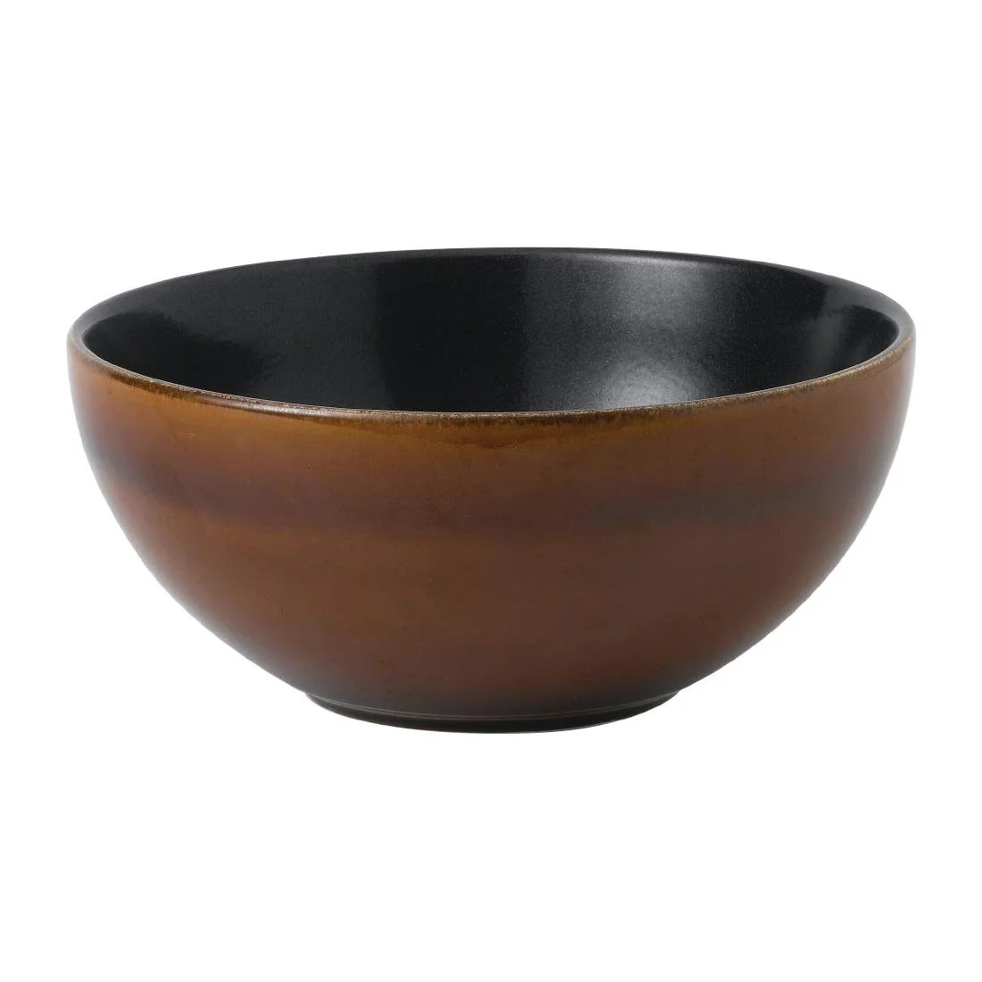 Churchill Nourish Noodle Bowls Cinnamon Brown Two Tone 183mm (6 Pack) - Image 1