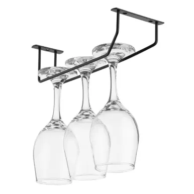 Olympia Wine Glass Rack Black 254mm