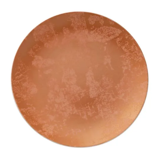 Royal Crown Derby Crushed Velvet Copper Coupe Plates 255mm (6 Pack)