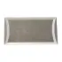 Royal Crown Derby Crushed Velvet Grey Rectangle Trays 320x160mm (6 Pack)