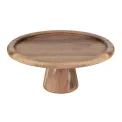 Olympia Acacia Cake Stand 305x127(H)mm - Image 1