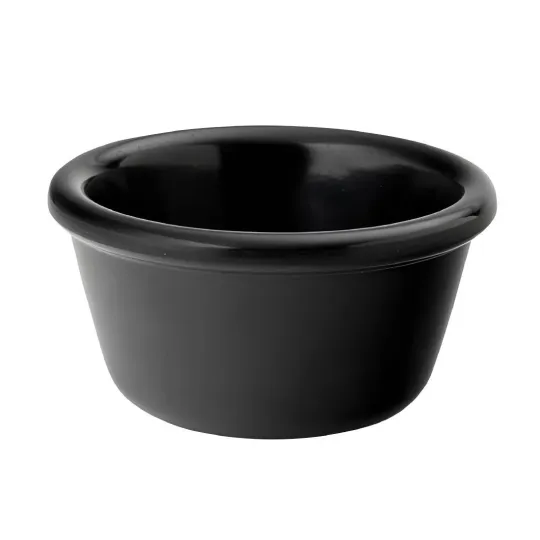 Utopia Melamine Ramekins Black 40ml (48 Pack)