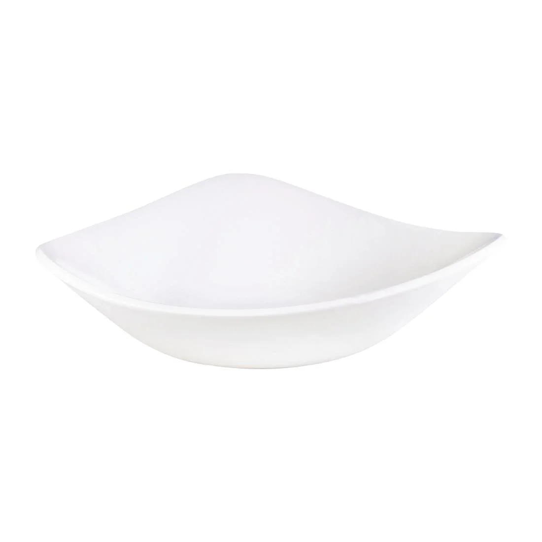 Churchill Vellum Triangle Bowls White 235mm (12 Pack) - Image 1
