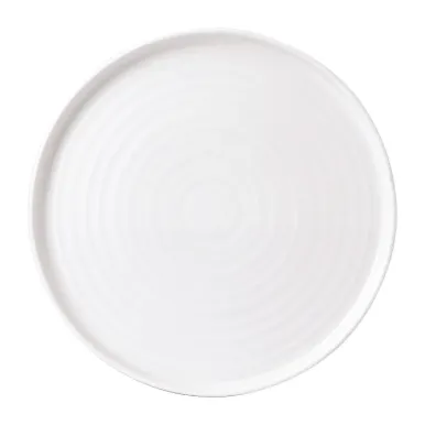 Churchill Vellum Walled Plates White 260mm (6 Pack)