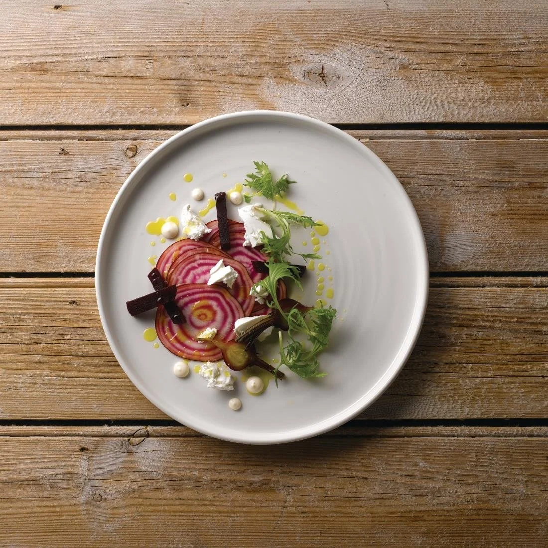 Churchill Vellum Walled Plates White 210mm (6 Pack) - Image 2