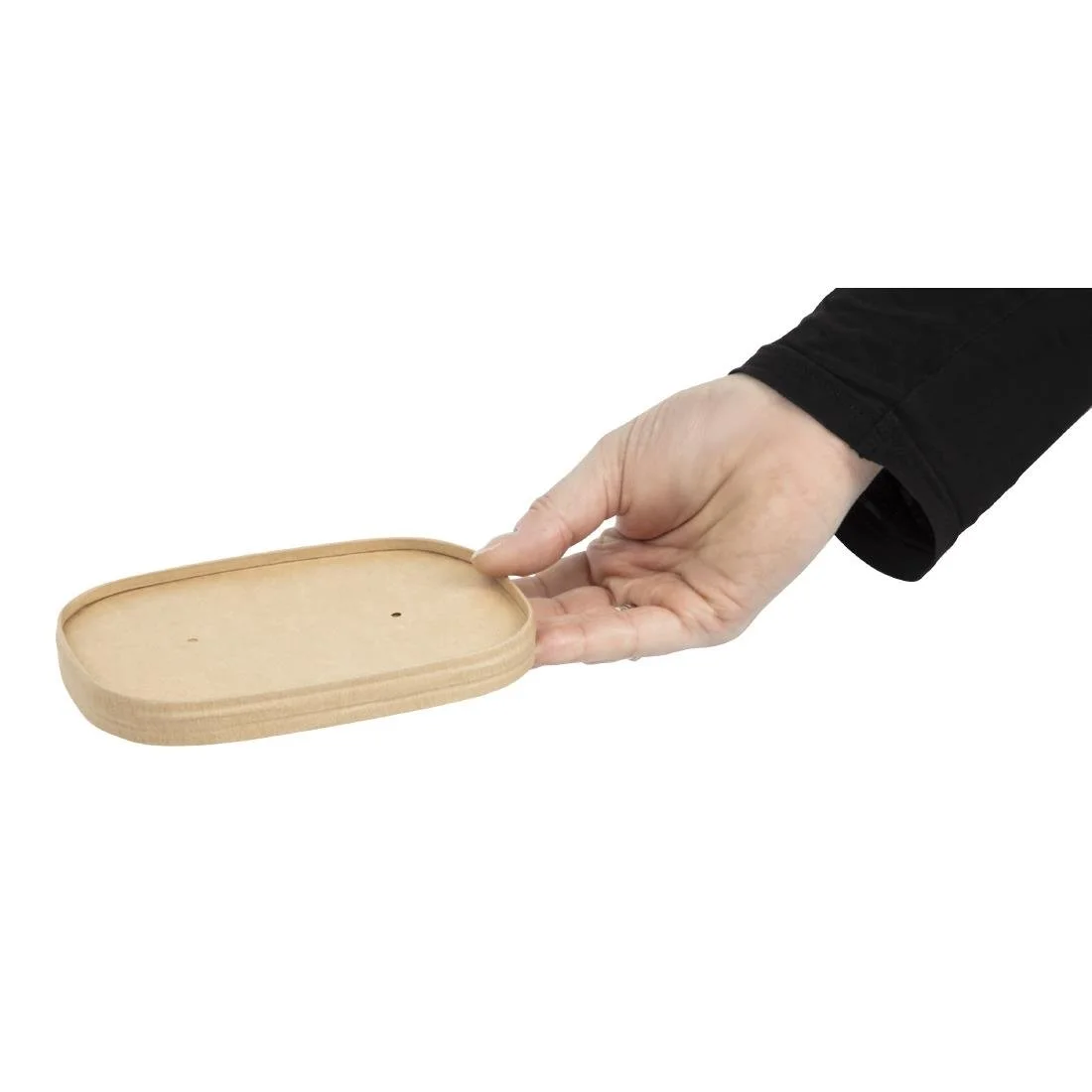 Colpac Stagione Microwavable Paperboard Food Box Lids (300 Pack) - Image 5