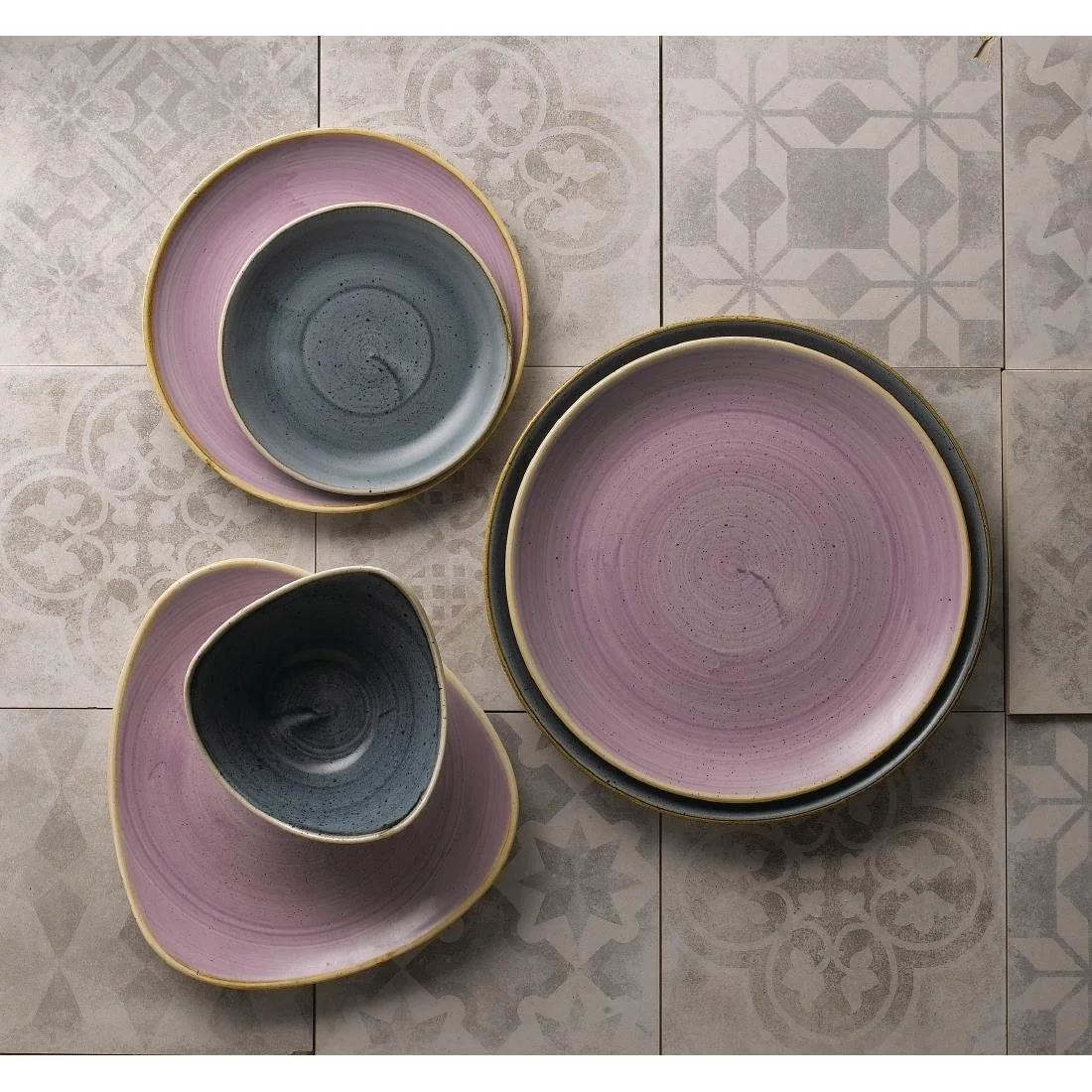 Churchill Stonecast Evolve Coupe Plates Lavender 260mm (12 Pack) - Image 3