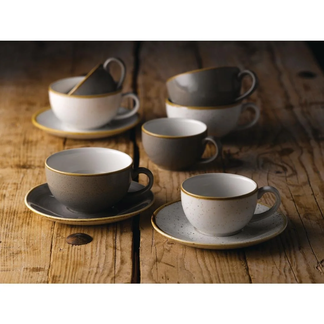 Churchill Stonecast Barley White Cappuccino Cups 280ml (12 Pack) - Image 3